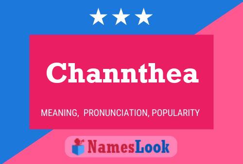 Channthea Namensposter