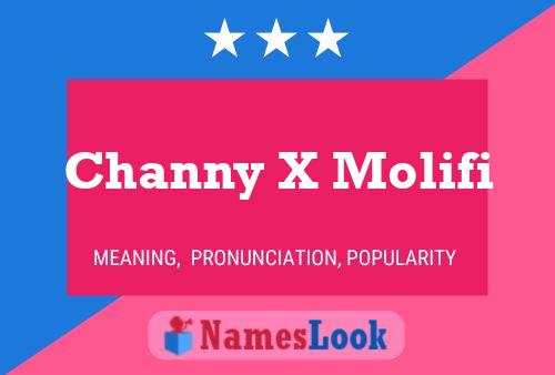 Channy X Molifi Namensposter