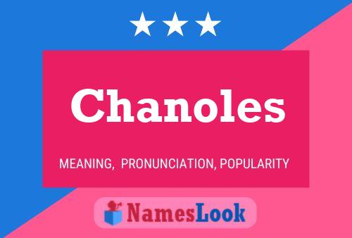 Chanoles Namensposter