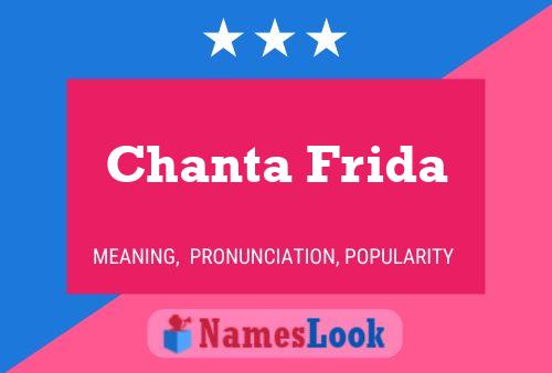 Chanta Frida Namensposter