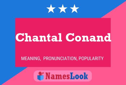 Chantal Conand Namensposter