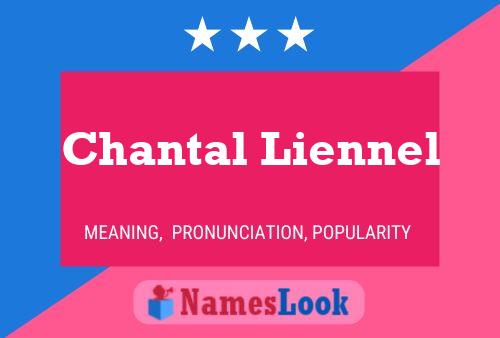 Chantal Liennel Namensposter