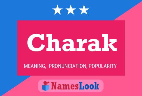 Charak Namensposter