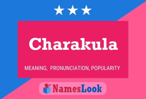 Charakula Namensposter