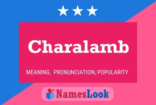 Charalamb Namensposter