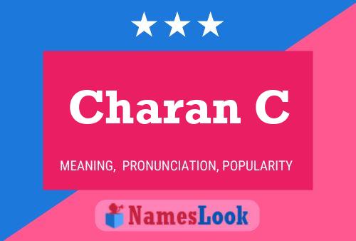 Charan C Namensposter