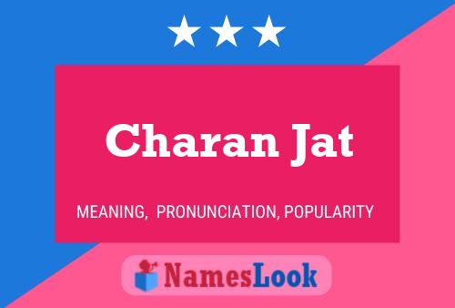 Charan Jat Namensposter