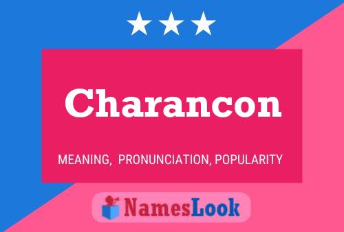 Charancon Namensposter