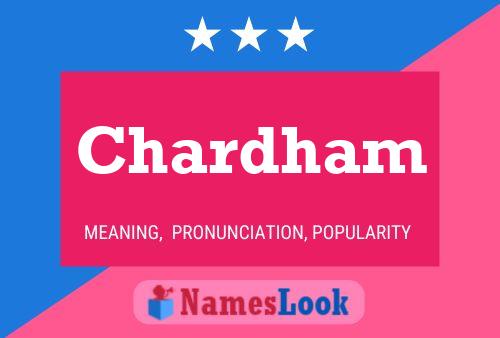 Chardham Namensposter