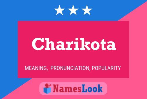 Charikota Namensposter