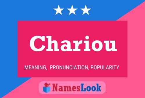 Chariou Namensposter