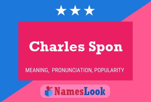 Charles Spon Namensposter