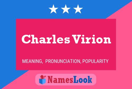 Charles Virion Namensposter