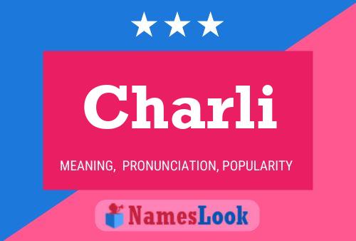 Charli Namensposter