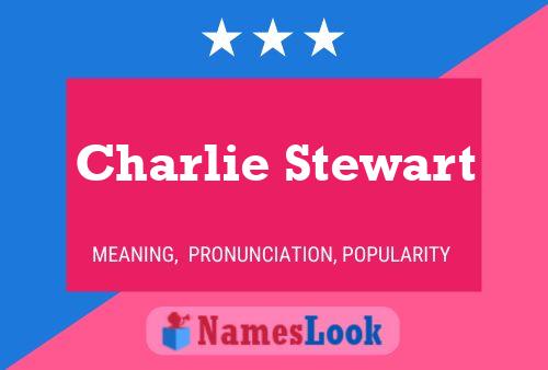 Charlie Stewart Namensposter