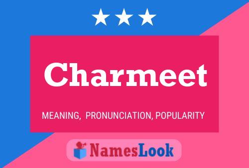 Charmeet Namensposter