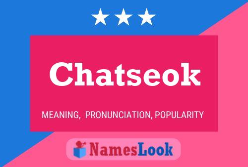 Chatseok Namensposter