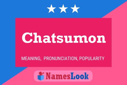 Chatsumon Namensposter