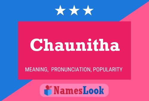 Chaunitha Namensposter