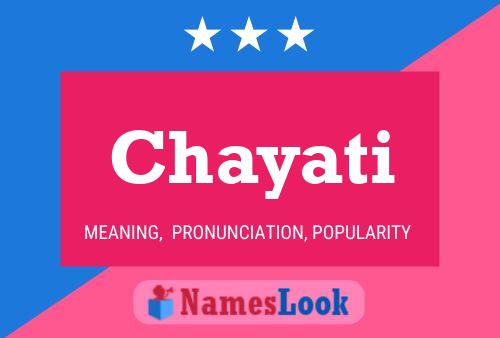 Chayati Namensposter