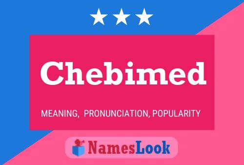 Chebimed Namensposter