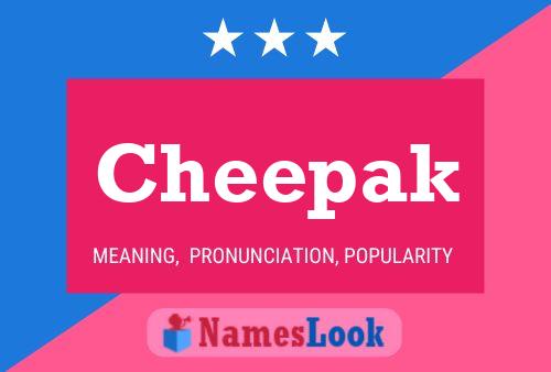 Cheepak Namensposter