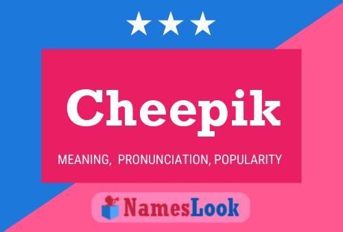 Cheepik Namensposter