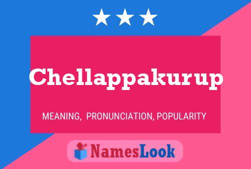 Chellappakurup Namensposter