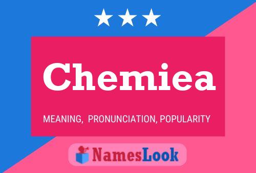 Chemiea Namensposter