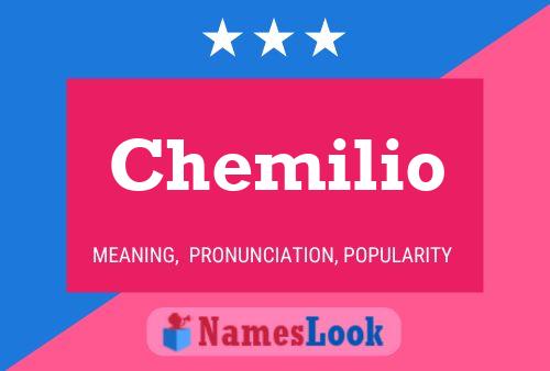 Chemilio Namensposter