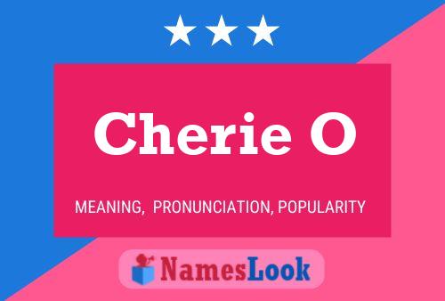 Cherie O Namensposter