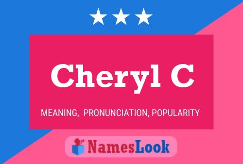 Cheryl C Namensposter