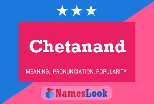 Chetanand Namensposter