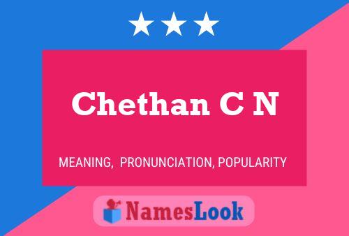 Chethan C N Namensposter