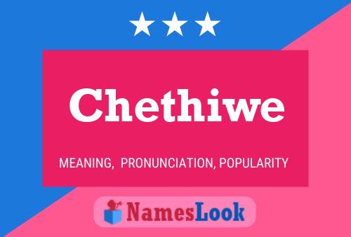 Chethiwe Namensposter