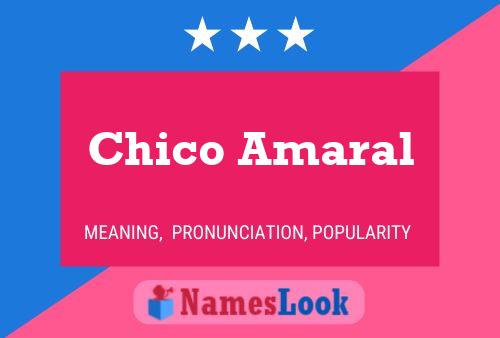 Chico Amaral Namensposter