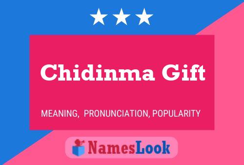 Chidinma Gift Namensposter