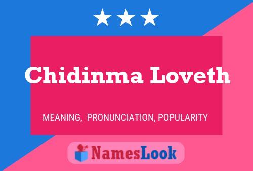 Chidinma Loveth Namensposter