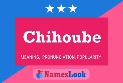 Chihoube Namensposter