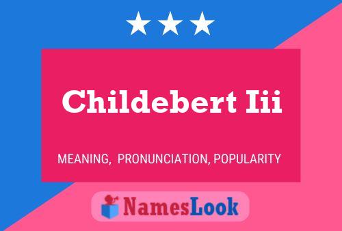 Childebert Iii Namensposter