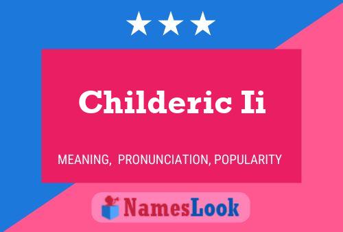 Childeric Ii Namensposter