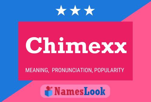 Chimexx Namensposter