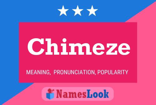 Chimeze Namensposter