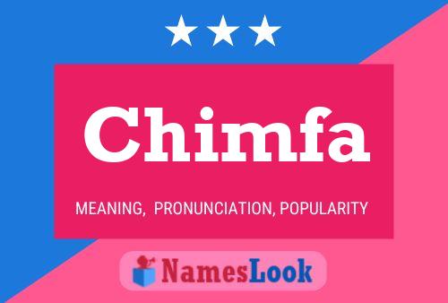 Chimfa Namensposter