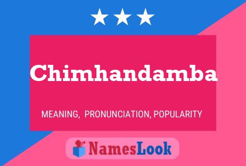 Chimhandamba Namensposter