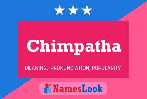 Chimpatha Namensposter