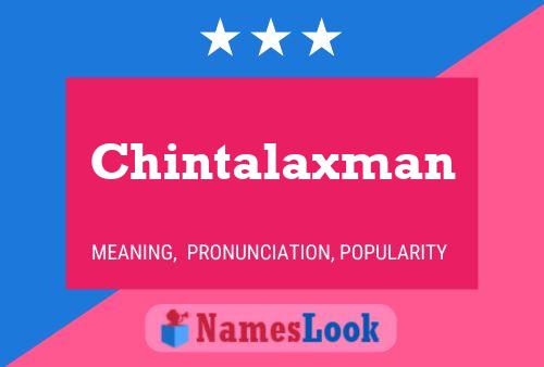 Chintalaxman Namensposter