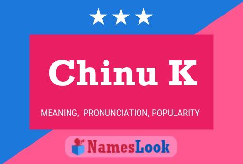 Chinu K Namensposter