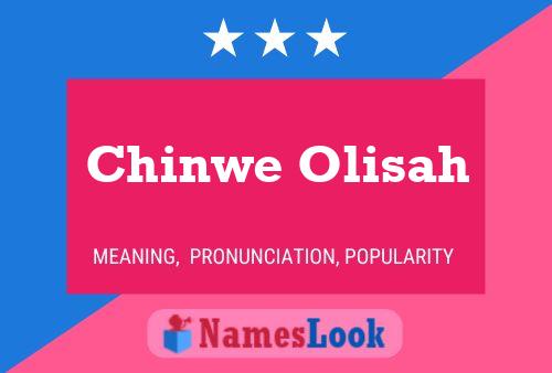 Chinwe Olisah Namensposter