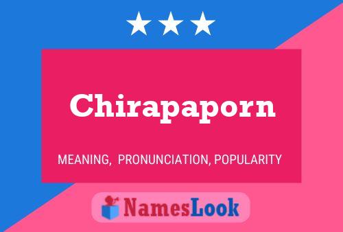 Chirapaporn Namensposter